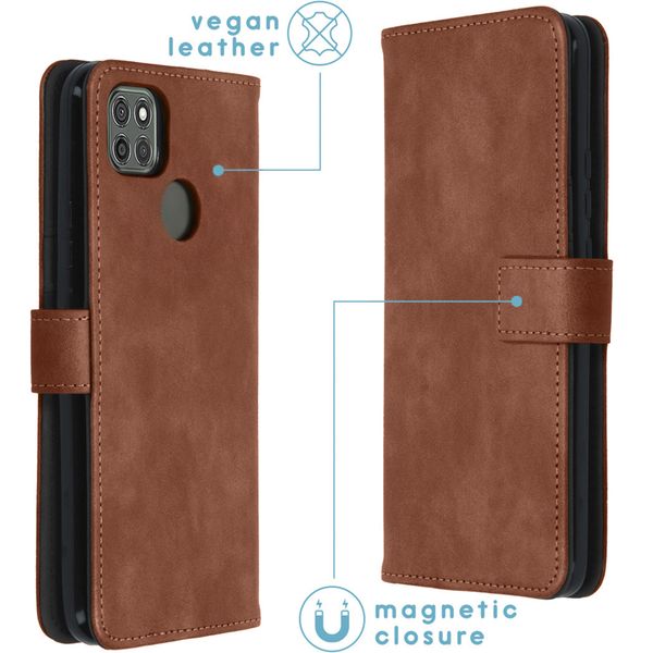 imoshion Étui de télephone portefeuille de luxe Motorola Moto G9 Power - Marron