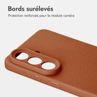 imoshion Coque arrière Texture Samsung Galaxy S26 - Marron