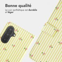 imoshion Étui de télephone portefeuille Design Samsung Galaxy A17 (5G) / (4G) - Garden Stripes