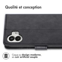 imoshion Étui de télephone portefeuille de luxe Nothing Phone (2) - Noir