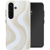 Selencia Coque arrière Vivid Samsung Galaxy S25 FE - Desert Waves Beige