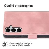 imoshion Etui de télephone portefeuille avec cordon Samsung Galaxy A15 (5G/4G) - Rose