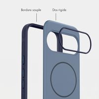 imoshion Coque arrière Color avec Thin MagSafe Ring Google Pixel 11 / 11 Pro / 10 / 10 Pro - Bleu foncé