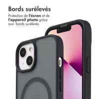 imoshion Coque Color Guard avec MagSafe Apple iPhone 14 / 13 - Noir