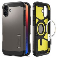 Spigen Coque Tough Armor MagSafe Apple iPhone 16 - Gunmetal