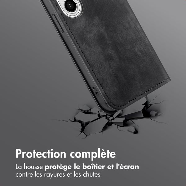 imoshion Étui de téléphone portefeuille Slim Samsung Galaxy S26 - Noir