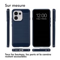 imoshion Coque Brushed Oppo Reno 16 F - Bleu foncé