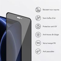 Accezz Protection d'écran en verre trempé avec filtre de confidentialité + Applicateur Apple iPhone 18 Pro / 17 Pro