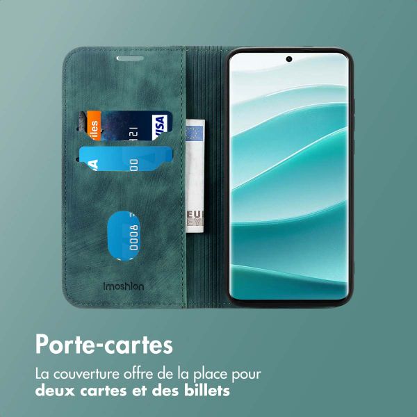 imoshion Étui de téléphone portefeuille Slim Xiaomi Redmi Note 14 Pro Plus (5G) - Vert