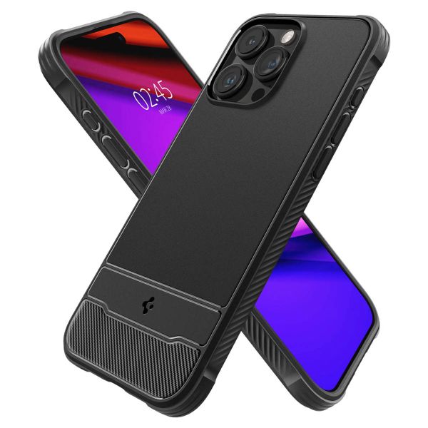Spigen Coque Rugged Armor MagSafe Apple iPhone 15 Pro Max - Noir