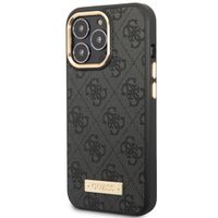 Guess Coque 4G Logo Monogram MagSafe Apple iPhone 14 Pro - Noir