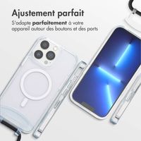 imoshion Coque MagSafe avec cordon amovible Apple iPhone 13 Pro Max - Transparent