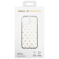 iDeal of Sweden Coque Clear MagSafe Apple iPhone 15 - Golden Hearts