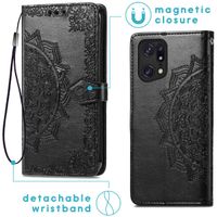 imoshion Etui de télephone Mandala Oppo Find X5 5G - Noir