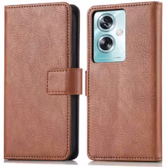imoshion Étui de télephone portefeuille de luxe Oppo A79 - Marron