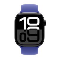 Apple Bracelet Boucle unique en Silicone Apple Watch | 44/45/46/49 mm - Taille 6 - Ultramarine