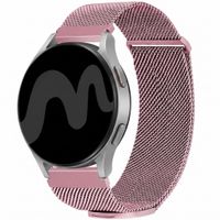 imoshion Bracelet magnétique milanais  - Connexion universelle 20 mm - Taille M - Rose