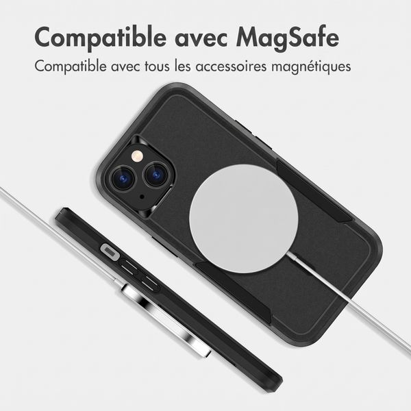 imoshion Coque arrière avec MagSafe Apple iPhone 15 - Noir