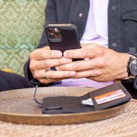 Accezz Premium Leather 2 in 1 Wallet Bookcase Samsung Galaxy A54 (5G) - Noir