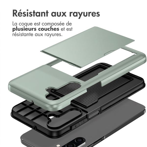 imoshion Coque arrière avec porte-cartes Samsung Galaxy A27 (5G) - Vert