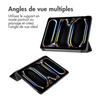 imoshion Coque tablette Trifold Apple iPad Pro 13 (2025) M5 / (2024) M4 - Noir