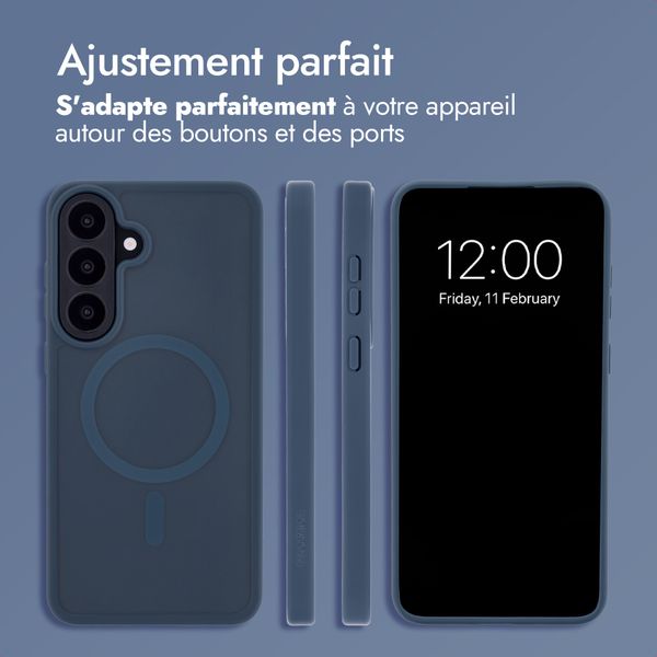 imoshion Coque Color Guard avec MagSafe Samsung Galaxy S26 FE / S25 FE - Bleu foncé