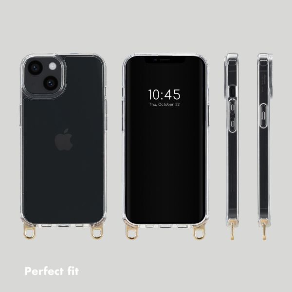 Selencia Coque arrière avec crochets amovibles Apple iPhone 14 - Transparent