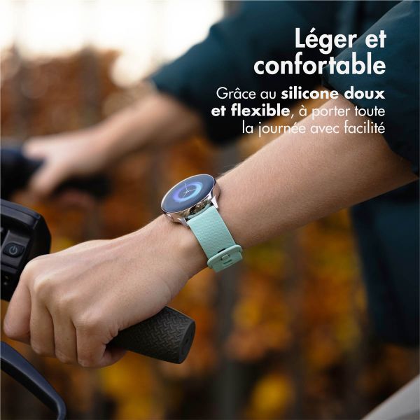 imoshion Bracelet sport en silicone avec boucle Samsung Galaxy Watch 7 40/44 mm - Vert menthe