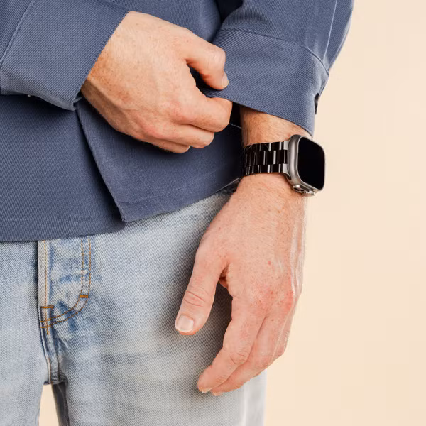 imoshion Bracelet acier Apple Watch | 38/40/41/42 mm - Noir