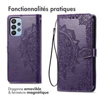 imoshion Etui de télephone Mandala Samsung Galaxy A23 (5G) - Violet