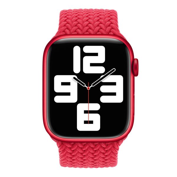 Apple Bracelet Solo tressé Apple Watch | 44/45/46/49 mm - Taille 3 - (Product) Red