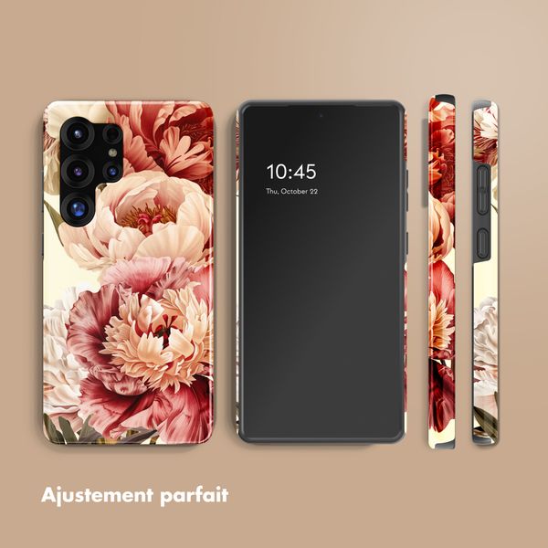 Selencia Coque arrière Vivid Samsung Galaxy S25 Ultra - Vintage Peony