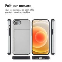imoshion Coque arrière avec porte-cartes Apple iPhone 17e / 16e - Gris