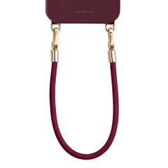 Selencia Bracelet universel avec 2 crochets - Bold Burgundy