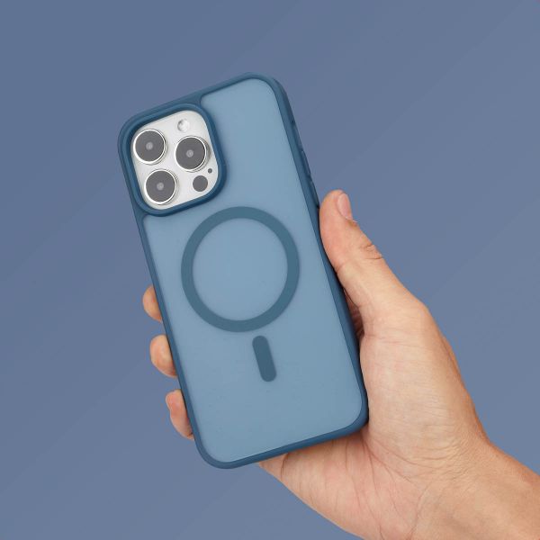 imoshion Coque Color Guard avec MagSafe Apple iPhone 14 Pro Max - Bleu foncé