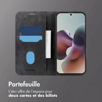 imoshion Étui de téléphone portefeuille Slim Motorola Moto G56 - Noir