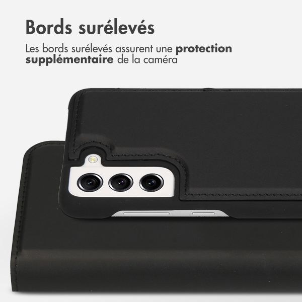 Accezz Premium Leather 2 in 1 Wallet Bookcase Samsung Galaxy S21 FE - Noir