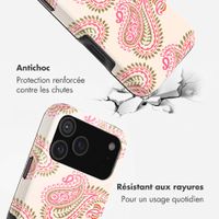 Selencia Coque arrière Vivid Apple iPhone 18 Pro Max / 17 Pro Max - Paisley Blush