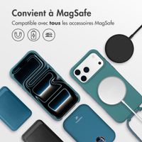 imoshion Coque arrière Color avec cordon amovible et MagSafe Apple iPhone 17 Pro Max - Vert foncé
