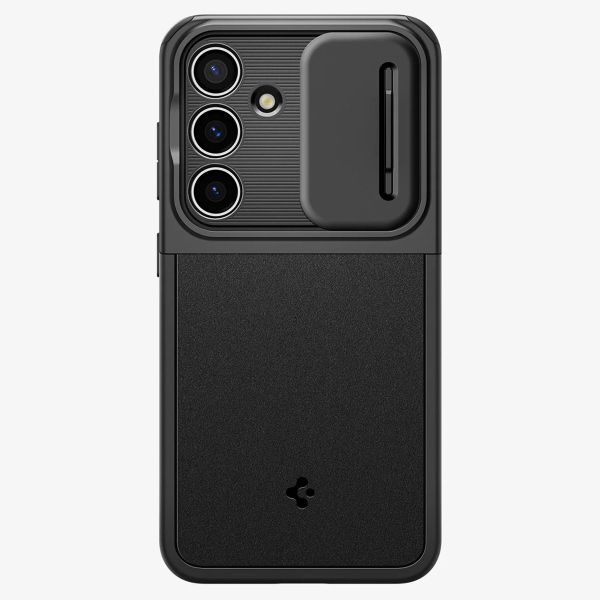 Spigen Coque Optik Armor Camera slider Samsung Galaxy S24 - Noir