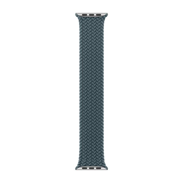 Apple Bracelet Solo tressé Apple Watch | 44/45/46/49 mm - Taille 11 - Lake Green