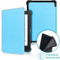 imoshion Étui de liseuse portefeuille Slim Soft Kobo Nia - Bleu clair