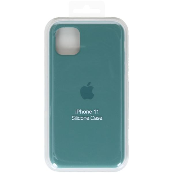 Apple Coque en silicone Apple iPhone 11 - Pine Green