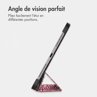 imoshion Coque tablette Design Trifold Apple iPad 11 (2025) 11 pouces A16 / iPad 10 (2022) 10.9 pouces - Bloom Love Blush