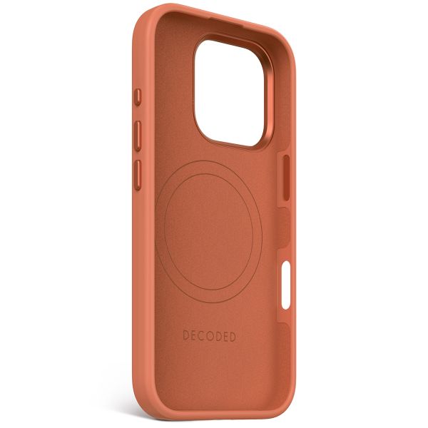 Decoded Coque en silicone MagSafe Apple iPhone 16 Pro - Sand Stone