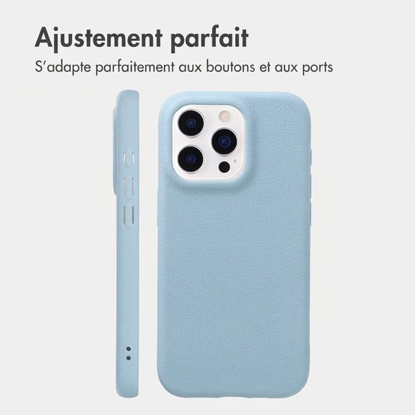 imoshion Coque arrière Texture Apple iPhone 16 Pro - Bleu clair