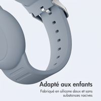 imoshion Bracelet AirTag pour enfants - Étui pour Apple AirTag - Taille unique - Grayish Blue