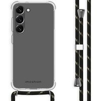 imoshion Coque arrière transparente avec cordon Samsung Galaxy S23 Plus - Noir & Doré