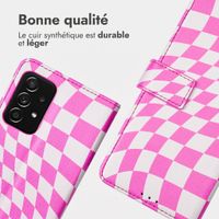 imoshion Étui de télephone portefeuille Design Samsung Galaxy A52(s) (5G/4G) - Retro Pink