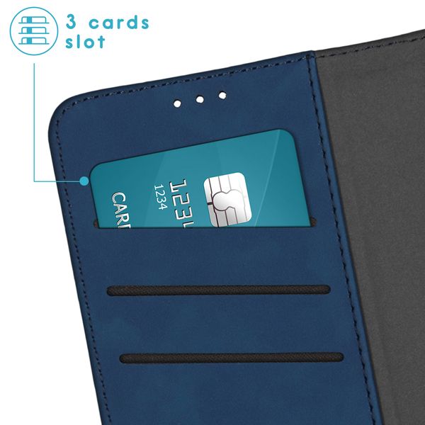 imoshion Etui de télephone luxe 2-en-1 amovible Apple iPhone 16 - Bleu